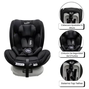 Silla de Auto Isofix 360 Kidillo